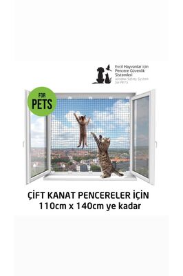 Pets – Kediler Için Pencere Güvenlik Ağı (110 X 140 CM YE KADAR) – Tek Kanat Kutu ürün fotoğrafı