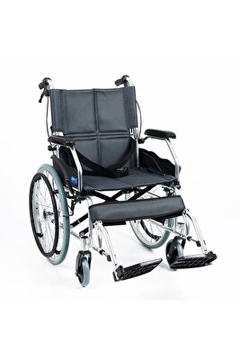 Ky863laj A20 Alüminyum Özellikli Refakatçı Frenli Hafif Tekerlekli Sandalye ürün fotoğrafı