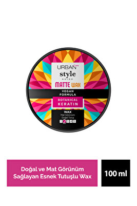 Style Guide Doğal ve Mat Görünüm Sağlayan Matte Wax - Esnek Tutuş - Vegan - 100 ml ürün fotoğrafı
