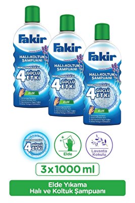 Elde Lavanta Teknolojili Halı Ve Koltuk Şampuanı 1000ml X 3 Adet ürün fotoğrafı