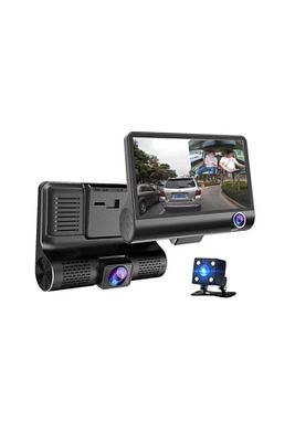 Bfs Araç Içi Kamera Gece Görüşlü 3 Kameralı 4 Inç 1080p Yol Kayıt Kamerası Geri Vites ürün fotoğrafı