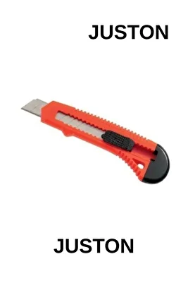 Juston Maket Bıçağı Plastik Falçata Sorelis 18mm 1 Adet ürün fotoğrafı