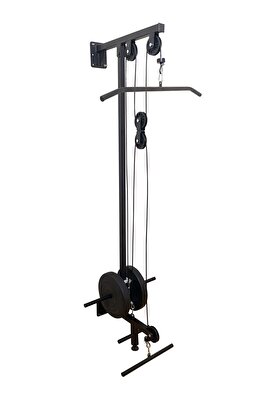 Duvar Tipi Lat Machine Pro Cable Crossover Lat & Row Çalışma Istasyonu Tugla Için Uyumludur ürün fotoğrafı
