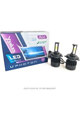 Duo Serisi 6000k Led Xenon H4 ürün fotoğrafı