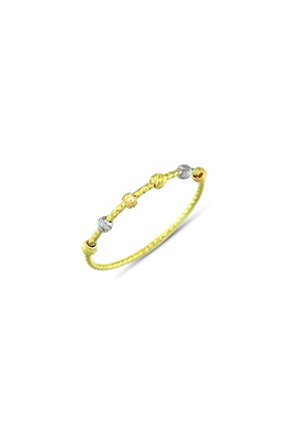 Kadın Sarı 14 Ayar Altın Dorika Toplu İnce Yüzük ürün fotoğrafı