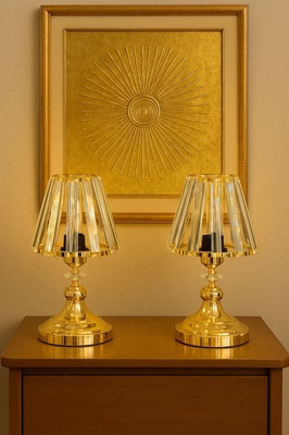 1 Adet Taşlı Abajur ürün fotoğrafı