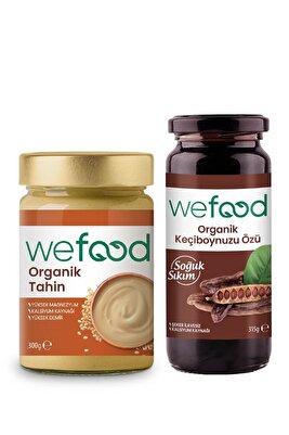 Organik Tahin 300 Gr + Organik Keçiboynuzu Özü 315 Gr ürün fotoğrafı