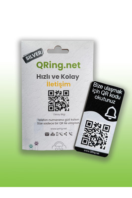 QR Tag (SILVER PAKET) - Akıllı QR Arama Etiketi (Telefon Numarasız Arama) (SILVER PAKET) (1 YIL) ürün fotoğrafı