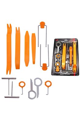 Oto Teyp Torpido Kapi Trim Sokme Aparati Levye 12 Parca ürün fotoğrafı