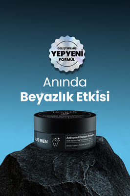 Aktif Karbonlu Diş Beyazlatıcı Toz | Sigara, Çay & Kahve Lekelerine Karşı | Doğal Formül | 50g ürün fotoğrafı