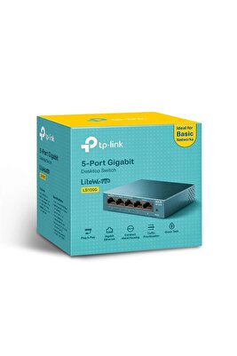 Ls105g 5 Port Gıgabıt Metal Kasa Swıtch ürün fotoğrafı