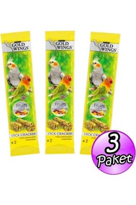 Goldwings Ballı Paraket Sultan-Cennet Papağanı Krakeri 2 x 3'lü ürün fotoğrafı