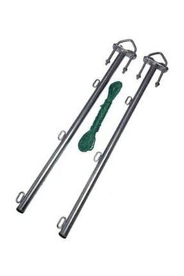 Balkon Çamaşır Askılığı - Balkon Çamaşır Kurutma Askısı - Küpeşte Çamaşır Kurutmalık - Metal Askılı ürün fotoğrafı