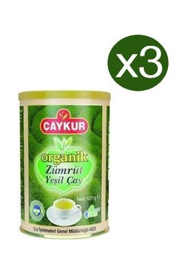 ORGANİK ZÜMRÜT YEŞİL ÇAY 125GR 3 ADET ürün fotoğrafı
