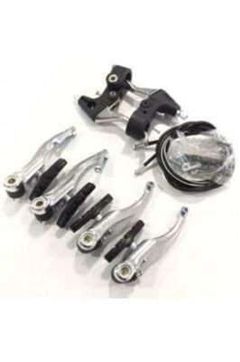 Bisiklet Alüminyum Fren Takımı Kol Dahil Ön Arka Set ürün fotoğrafı