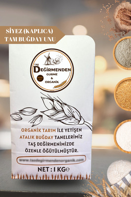 Organik Atalık Siyez Tam Buğday Unu - 1 Kilo ürün fotoğrafı