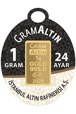 1 GRAM 24 AYAR GRAMALTIN ürün fotoğrafı