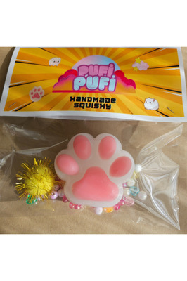 Kedi Patisi KARIŞIK RENK Squishy Stress Oyuncağı Squishy ürün fotoğrafı