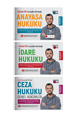 2026 Anayasa - Idare - Ceza Hukuku Öğretir Kamp Seti Kitapları - Hakimlik - Hmgs - Paem - Kpss ürün fotoğrafı