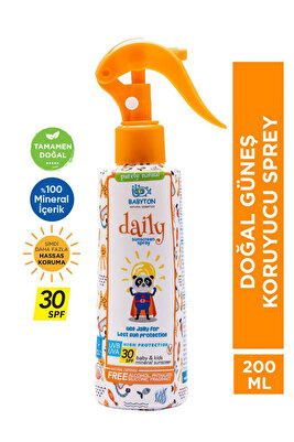 Doğal Güneş Koruyucu Sprey 30 SPF 200 ml ürün fotoğrafı