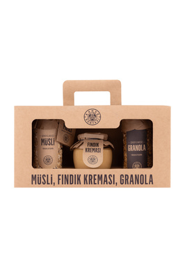 3 Lü Set Granola Müsli Fındık Kreması ürün fotoğrafı