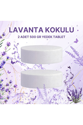 2x500 Gram - Lavanta Kokulu, Nem Alıcı Rutubet Ve Küf Önleyici Yedek Tablet ürün fotoğrafı