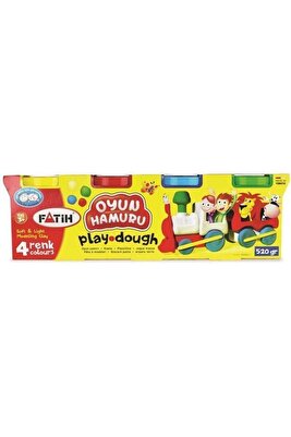 Oyun Hamuru - 4 Renk (4 x 130 Gr.=520Gram) ürün fotoğrafı