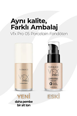 Vfx Pro Camera Ready Fondöten Porcelain 30ml ürün fotoğrafı
