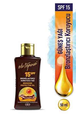 Seyahat Boy - Mini - 50 Ml - Bronlaştırıcı Koruyucu Yağ Spf15+ ürün fotoğrafı
