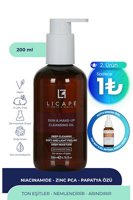 İki Aşamalı Cilt Ve Makyaj Temizleme Yağı 200 ml ürün fotoğrafı