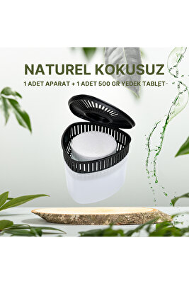 500 gr Nem Alıcılı Ve Rutubet Giderici Aparat Üçgen Naturel (TABLET DAHİL) ürün fotoğrafı