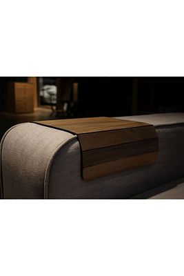 Koltuk Tepsisi Yan Sehpa Kahverengi Ortasabit 15 Cm Amerikan Servisi Hm658 ürün fotoğrafı