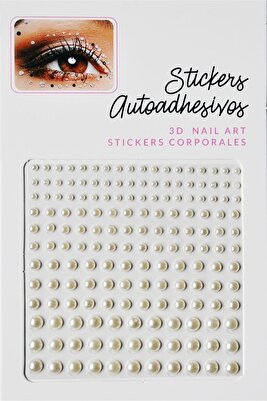Vücut Ve Yüz Taşı Stickers Tırnak Makyaj Taşı Yapışkan Festival Taşı Inci Yüz Taşları 165 Adet ürün fotoğrafı