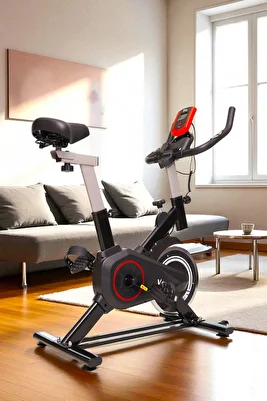 Voit Garantili Db100 Pro Spin Bike Elden Nabız Ölçer Direnci Ayarlanabilir Sessiz Çalışır ürün fotoğrafı