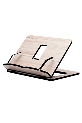 Ahşap Kitap Okuma Standı Tablet Standı Kitap Tutucu Rahle (ERİK) ürün fotoğrafı