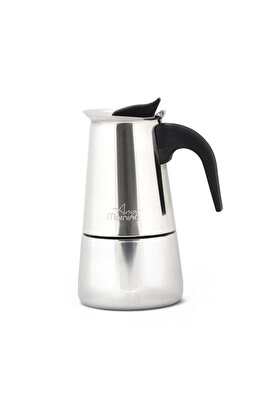 Fe001-6 Espresso Kahve Makinesi Paslanmaz Çelik Indüksiyonlu Moka Pot 300 ml ürün fotoğrafı