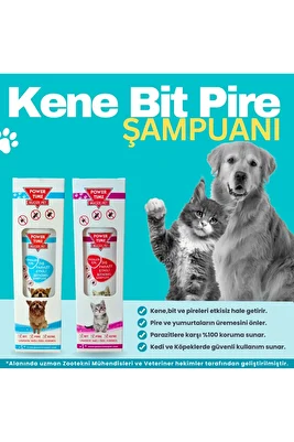 Tıme Kediler Için Pire, Kene, Bit Şampuanı ürün fotoğrafı