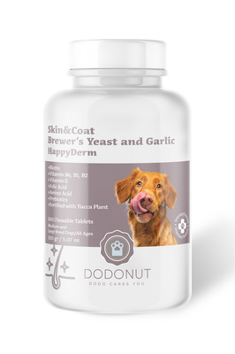 Happyderm Köpek Deri Ve Tüy Sağlığı Besin Takviyesi, 100 Tablet ürün fotoğrafı