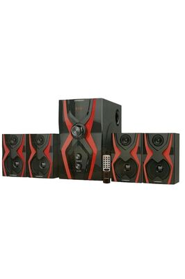 Carboon Serisi Bluetoothlu 4+1 Dijital Ekran Radyolu Usb Tf Destekli Ses Sistemi 52 Watt ürün fotoğrafı