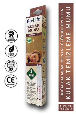 Kulak Temizleme Mumu Çubuğu 1 Kutu (2 Çubuk) ürün fotoğrafı