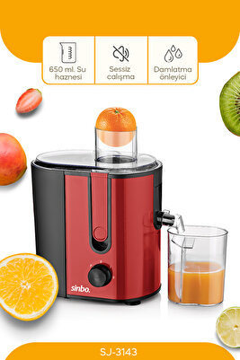 SJ-3143 Katı Meyve Sıkacağı - Kırmızı ürün fotoğrafı