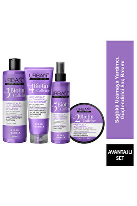 Expert Biotin Ve Kafein Dökülme Karşıtı Saç Bakım Seti-sağlık Uzamaya Yardımcı-vegan ürün fotoğrafı