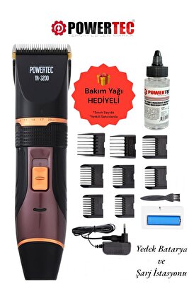 TR-3200 Profesyonel Şarjlı Saç Sakal Tıraş Makinesi ürün fotoğrafı