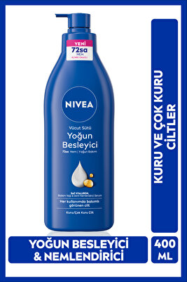 Yoğun Besleyici Vücut Sütü 400 ml, 72 Saat Nemlendirici,Hızlı Emilir,Badem Yağı,Kuru Cilt ürün fotoğrafı