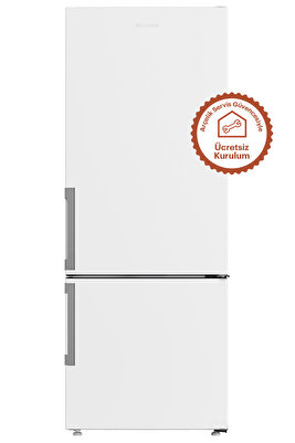 GPKNE 477 E Enerji Sınıfı 477 L Duo-No Frost Alttan Donduruculu Buzdolabı Beyaz ürün fotoğrafı
