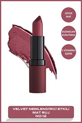VELVET MATTE LIPSTICK NO.12- ürün fotoğrafı