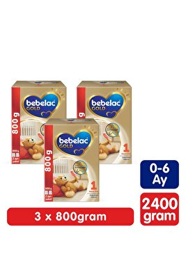 Gold 1 Bebek Sütü 0-6 Ay 800 Gr x 3 Adet 2400 Gr ürün fotoğrafı