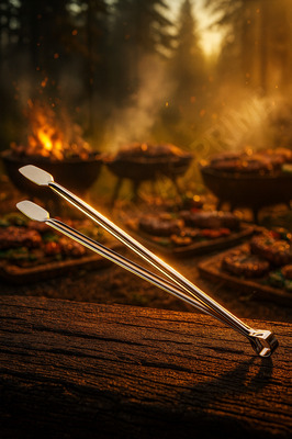 Izgara Maşası 40 Cm Cafe Kafe Otel Restaurant Çay Bahçesi ürün fotoğrafı