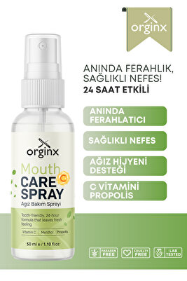 Vitamin C & Propolis Ağız Spreyi - Ağız Kokusu Giderici, Ferah Nefes, Doğal Koruma 50 ml ürün fotoğrafı