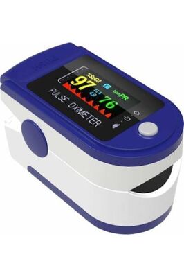 Parmak Tipi Oksimetre Kan Oksijen Nabız Ölçer Oximeter 6007 ürün fotoğrafı